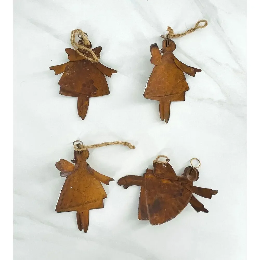4 WickedAF Angel Themed Christmas Ornaments